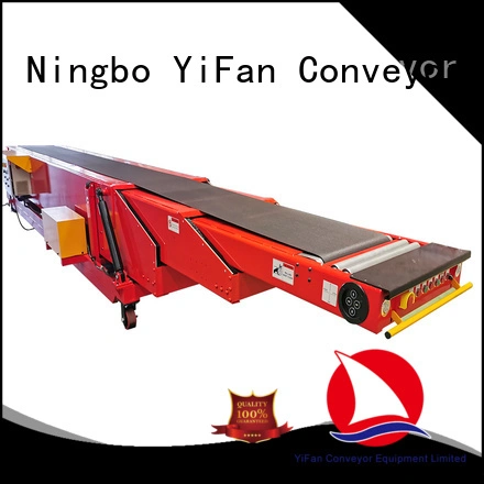 YiFan 40ft conveyor belt system with bottom price for seaport 1