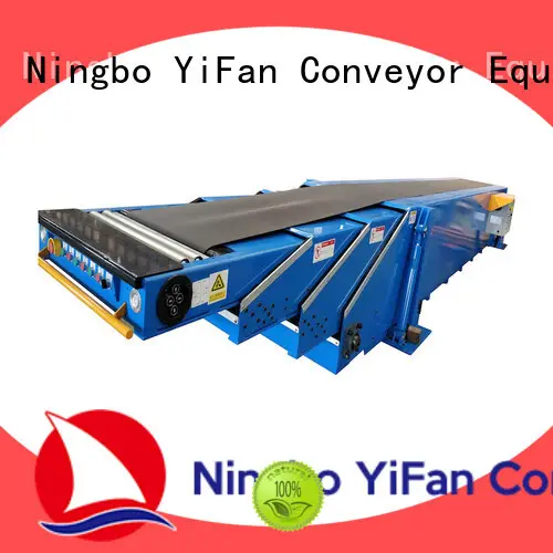 YiFan telescopic conveyor belt manufacturer widely use for seaport 1