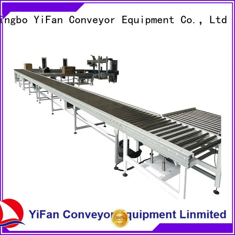 YiFan powered conveyor system source now for carton transfer 1