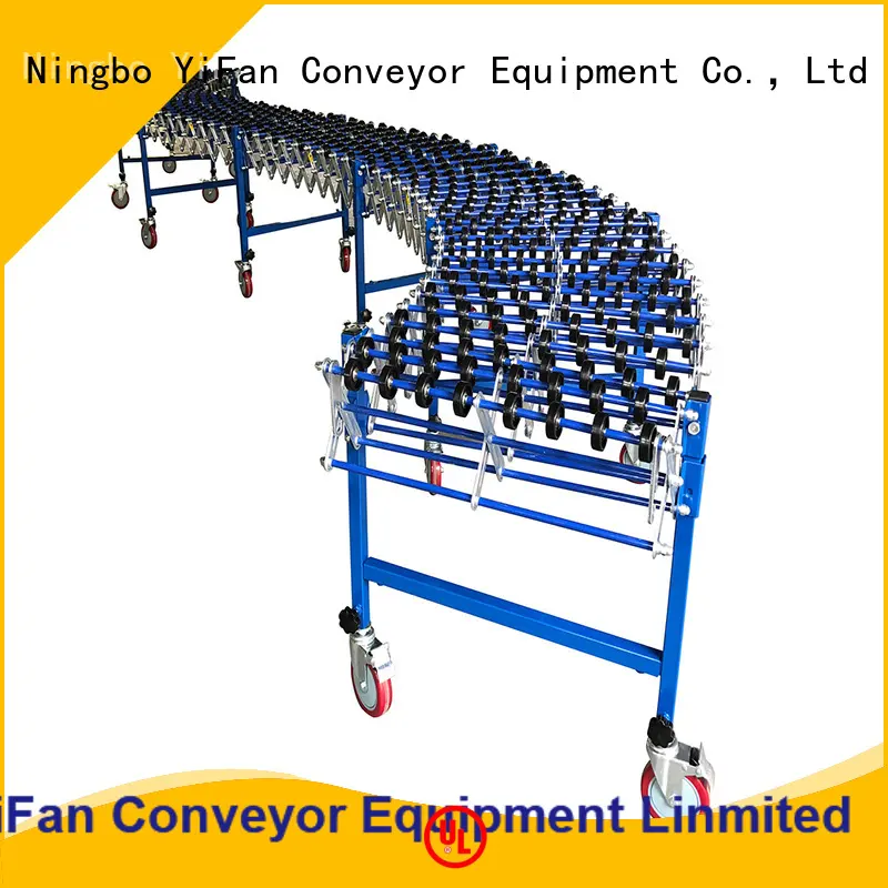 YiFan flexible gravity skate wheel conveyor competitive price for dock 1
