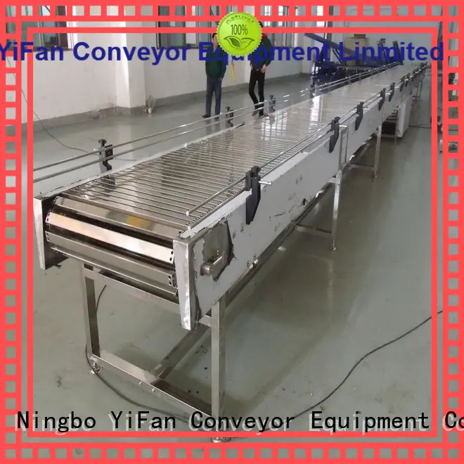 YiFan stainless chain conveyors for cosmetics industry 1