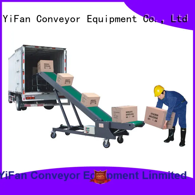 YiFan auto truck loading conveyor company for factory 1