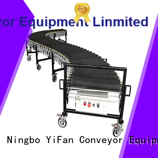 YiFan hot sale powered flexible conveyor manufacturer for dock 1