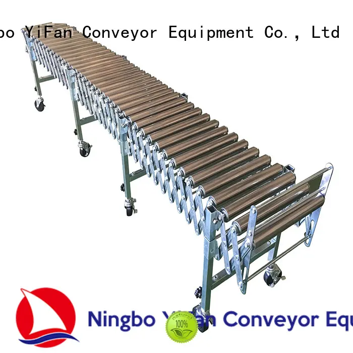 YiFan flexible gravity roller conveyor factory price for warehouse logistics 1