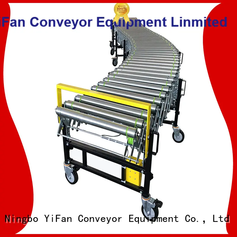 YiFan coated flexible belt conveyor request for quote for storehouse 1