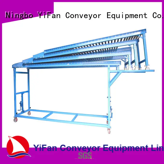 YiFan gravity powered roller conveyor international market for mineral 1