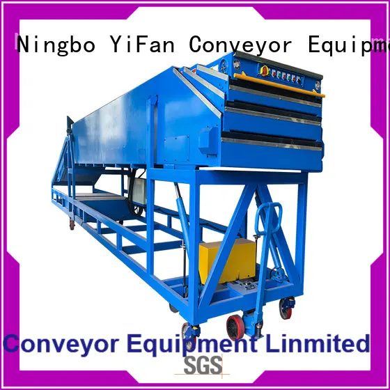 YiFan loading telescopic conveyor with good reputation for dock 1