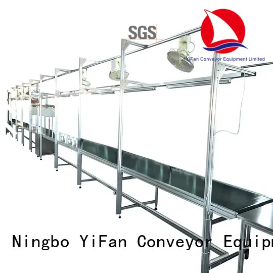 YiFan pvk roller belt conveyor manufacturers with bottom price for food industry 1