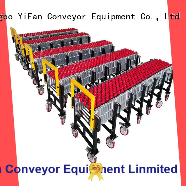 YiFan steel roll conveyor with long service for harbor 1