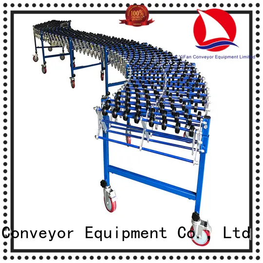 YiFan trustworthy roller wheel conveyor for harbor 1