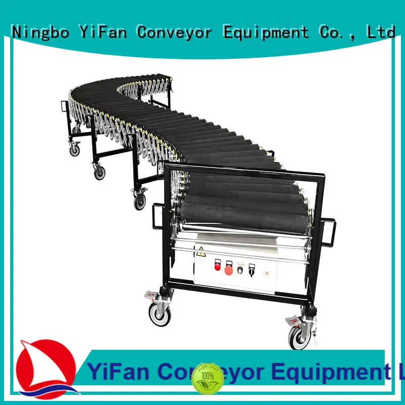 YiFan most popular flexible powered roller conveyor factory for workshop 1
