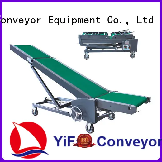 Professional loading unloading conveyor system 20ft China supplier for dock 1