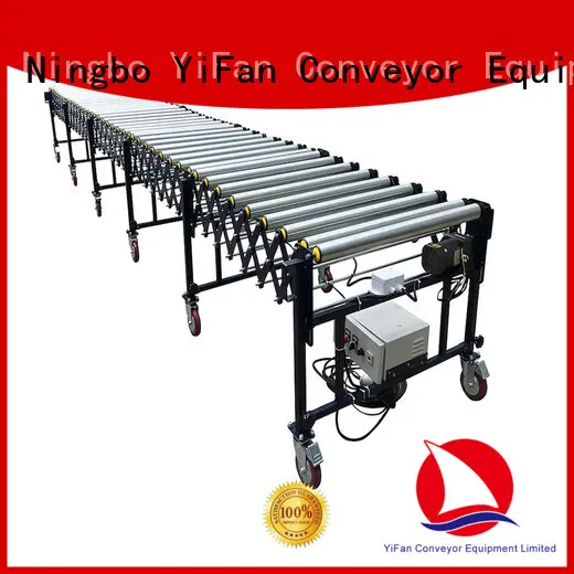 low cost flexible motorized roller conveyor rubber manufacturer for dock 1
