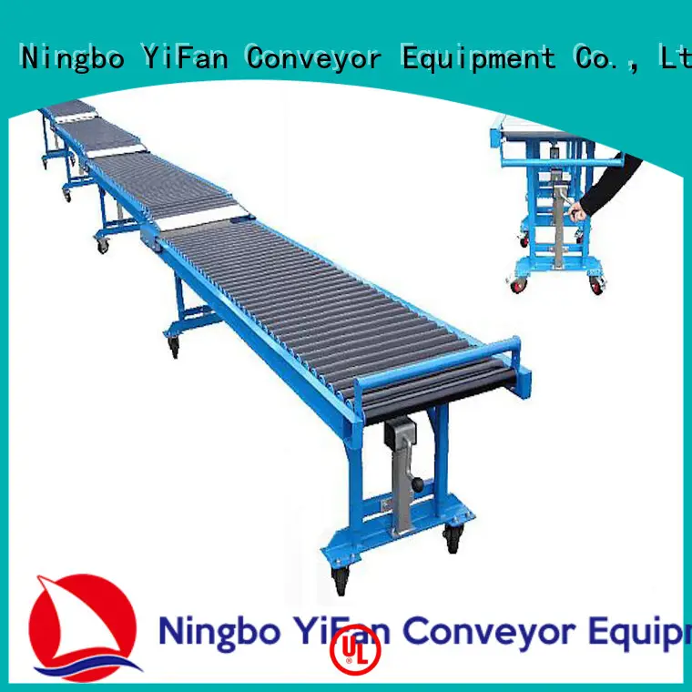 YiFan vehicles portable roller conveyor request for quote for mineral 1