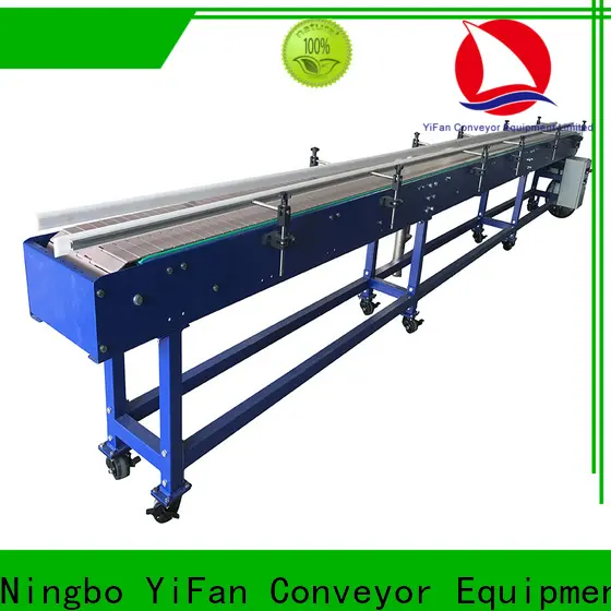 YiFan slat slat chain conveyor manufacturers for cosmetics industry 1