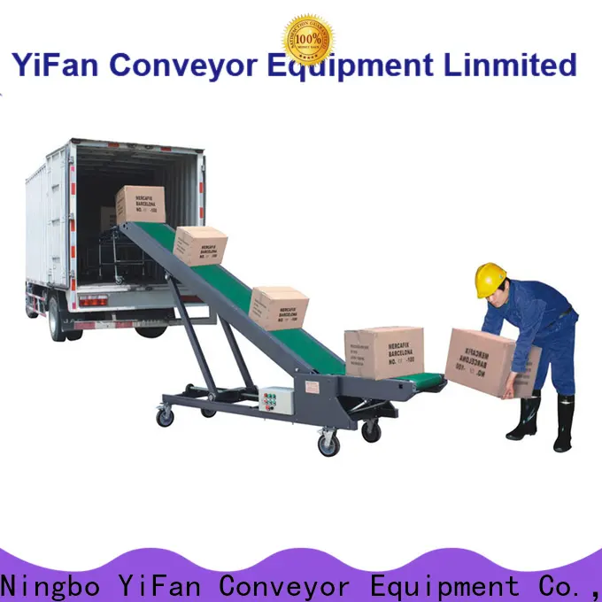 YiFan 2019 new truck loading conveyor systems chinese manufacturer for dock 1