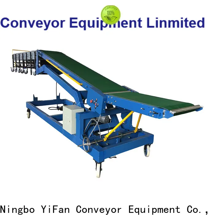 YiFan 20ft truck unloader conveyor chinese manufacturer for factory 1