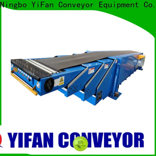YiFan telescopic conveyor belt widely use for dock 1