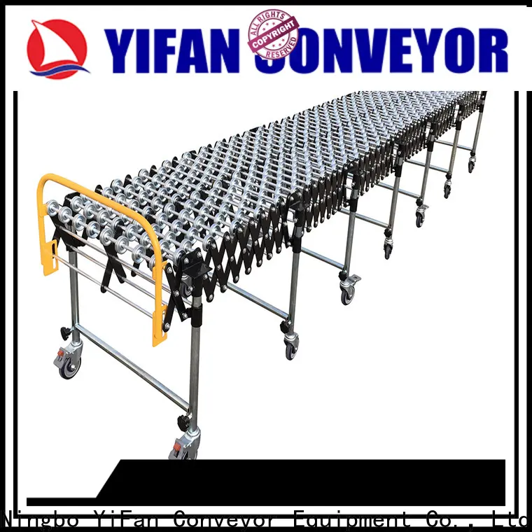 YiFan steel roller wheel conveyor top brand for dock 1