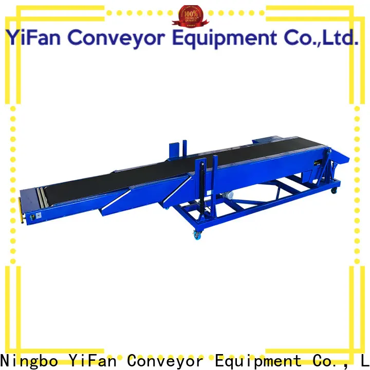 YiFan boom telescopic conveyor belt for dock 1