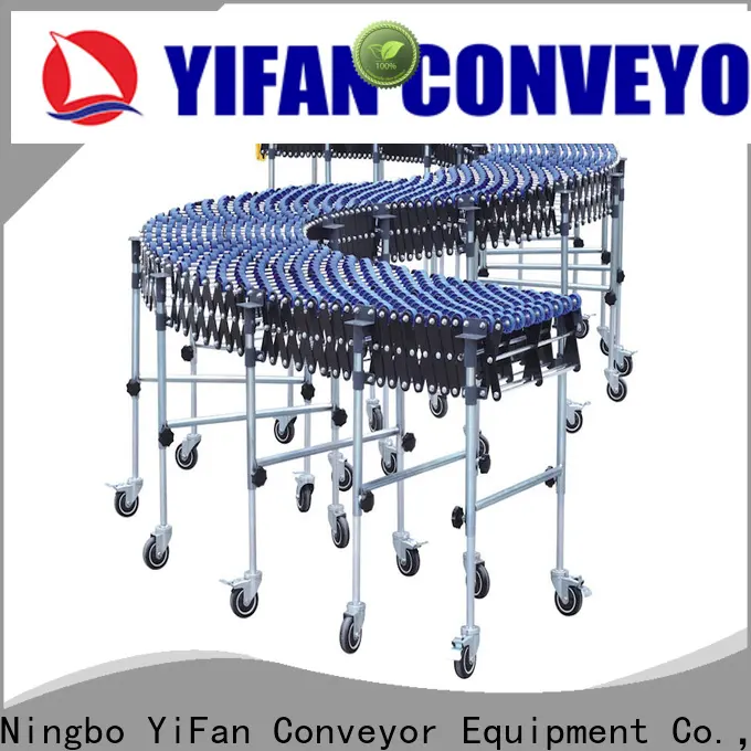 YiFan steel flexible skate wheel conveyor popular for workshop 1