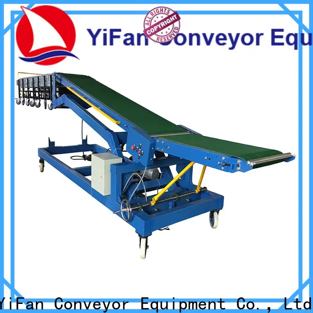 YiFan container truck loading conveyor company for dock 1