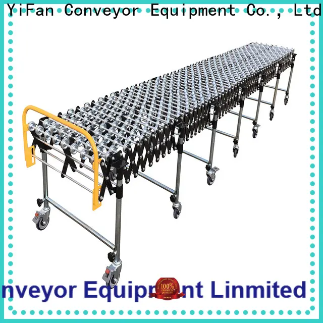 YiFan flexible skate wheel conveyor with long service for harbor 1