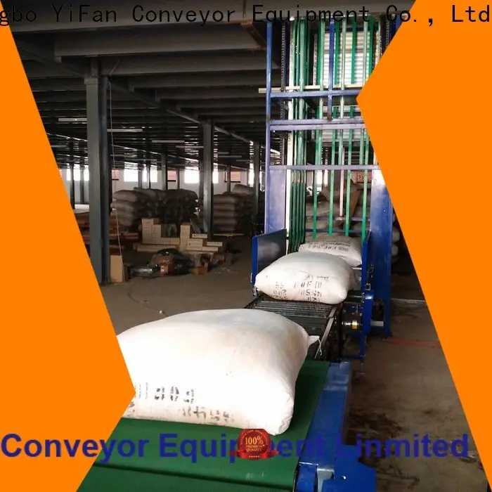 YiFan producer lifting conveyor for storehouse 1
