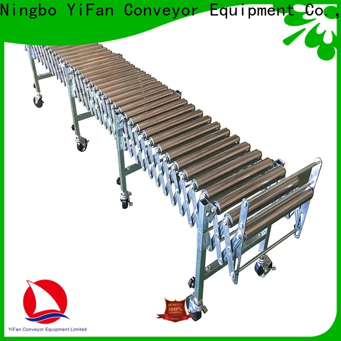 YiFan double flexible gravity roller conveyor directly sale for warehouse logistics 1