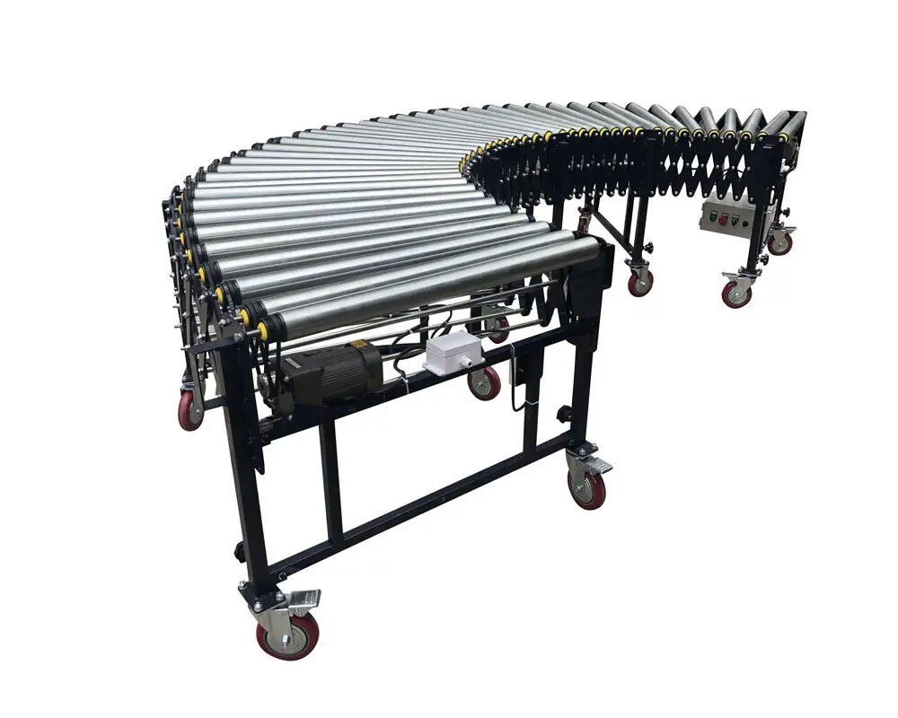 YiFan powered flexible conveyor factory for dock 3