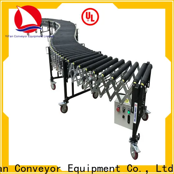 most popular powered flexible conveyor roller factory for dock 1