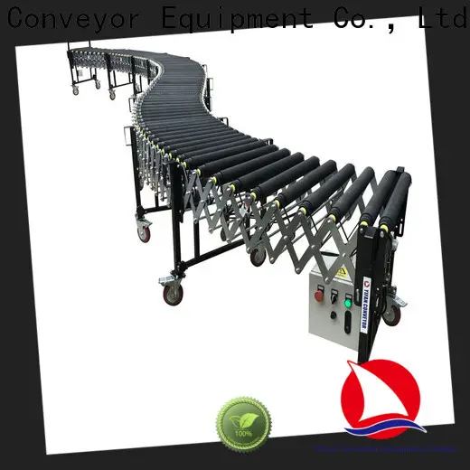 hot sale flexible powered roller conveyor durable trader for harbor 1
