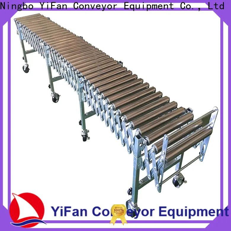 YiFan conveyor flexible roller conveyor factory price for warehouse logistics 1