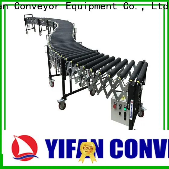 YiFan hot sale automatic roller conveyor trader for dock 1
