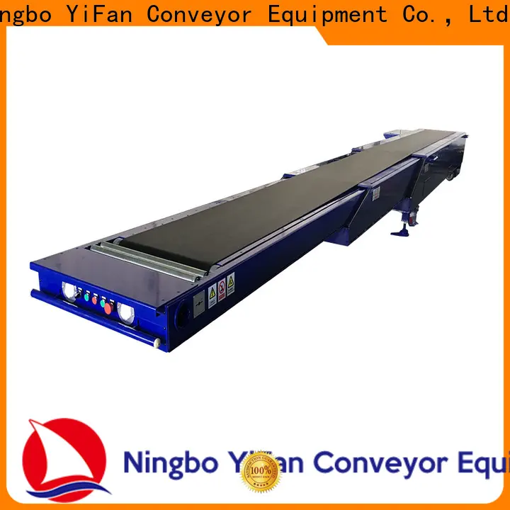 telescopic conveyor belt stages widely use for workshop 1