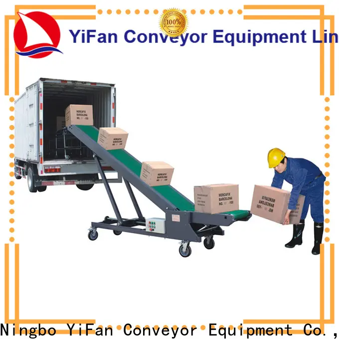 Empresa transportadora portátil de contenedores YiFan para almacén 1