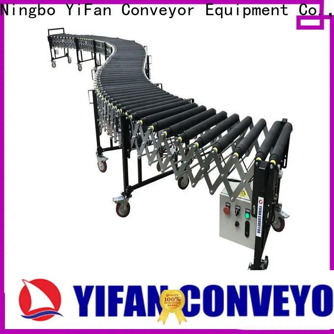 La mejor fábrica revestida con transportador de rodillos expandible flexible para fábrica 1