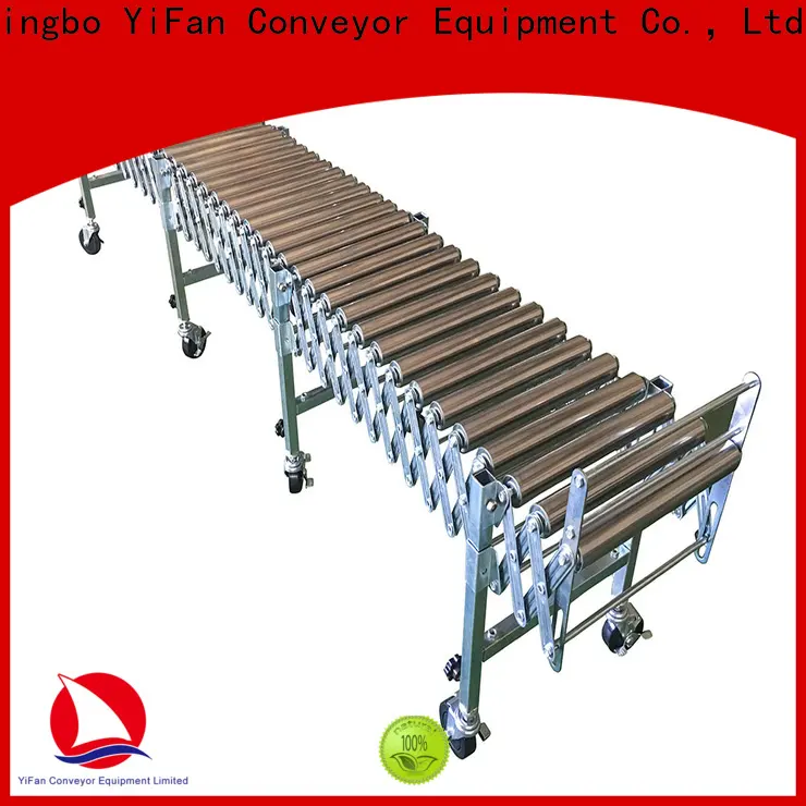 YiFan steel manual roller conveyor suppliers for warehouse logistics1 1