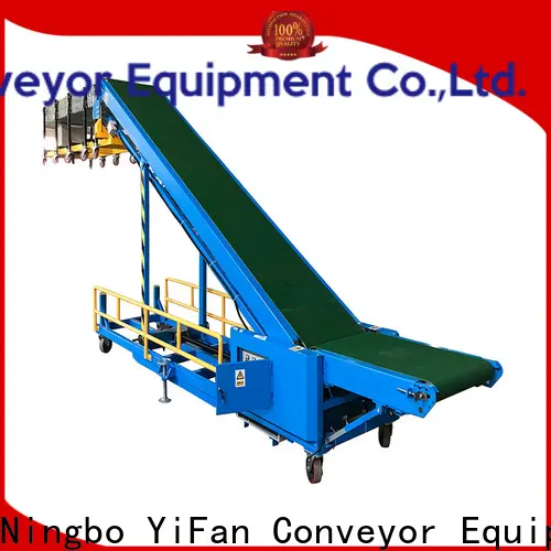 YiFan conveyor self loading container trailer company for airport 1