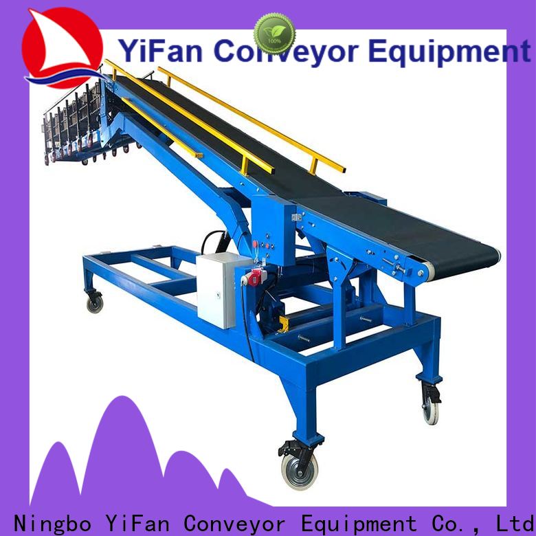 Open Top Offloading Machine Top Loading Conveyor Unloading Company for Factory | YiFan