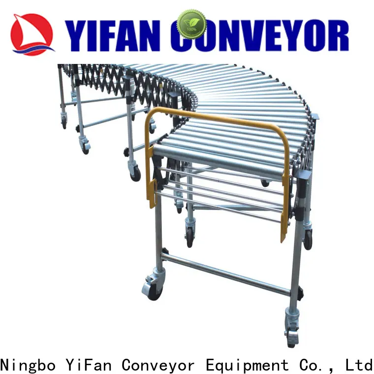 YiFan – convoyeur à rouleaux manuel en acier inoxydable, pour la logistique des entrepôts 1