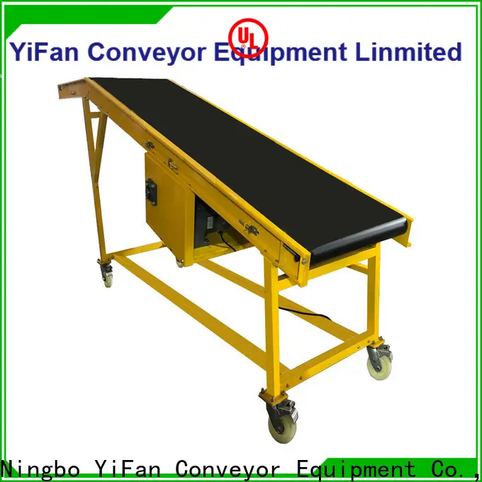 Custom truck loading belt conveyor unloading company for dock 1