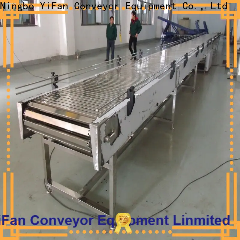 YiFan Conveyor Top slat conveyor manufacturers for business for beer industry 1