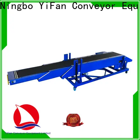 YiFan Conveyor Última fábrica de cintas transportadoras telescópicas para puertos marítimos 1