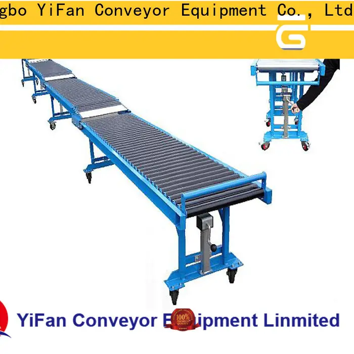 YiFan Conveyor extendible telescopic roller supply for seaport 1