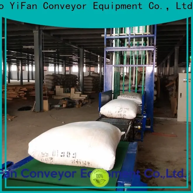 YiFan Conveyor continuous lifting conveyor for business for harbor 1