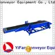 Custom flat belt conveyor loading company for food factory 1