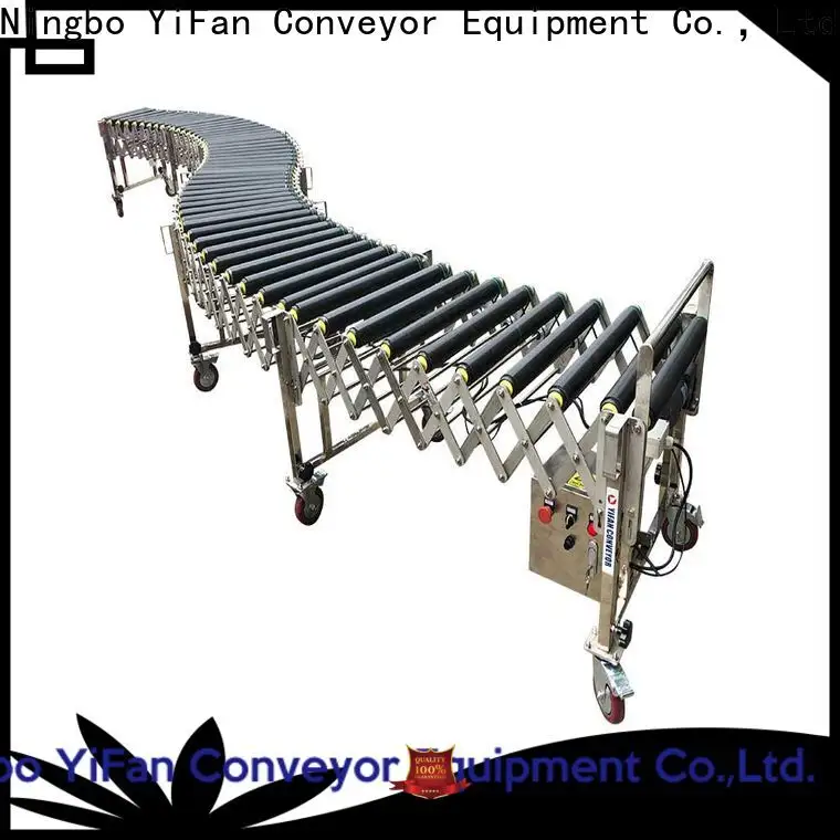 YiFan Conveyor Wholesale flexible powered roller conveyor for business for dock 1