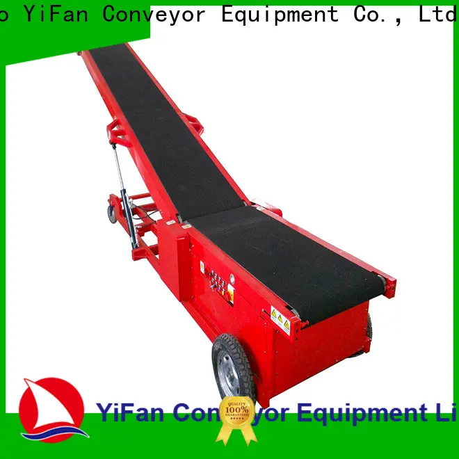 Custom container unloading conveyor 20ft supply for factory 1