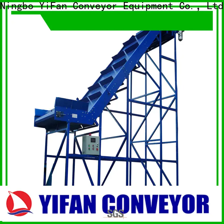 YiFan Conveyor inclined airport belt conveyor suppliers for logistics filed 1